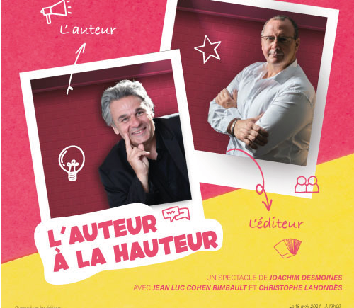 L’auteur à la hauteur en représentation à Paris