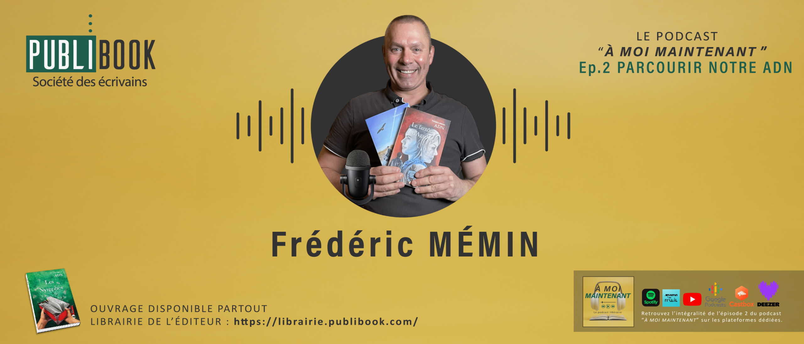Ep.2 Podcast – Parcourir notre ADN avec Frédéric Mémin