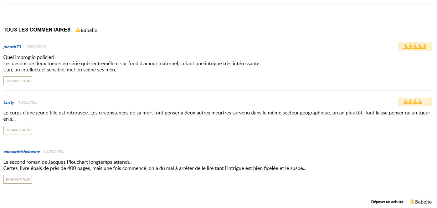 Les avis de l'ouvrage Publibook "La fille à l'imperméable rouge"